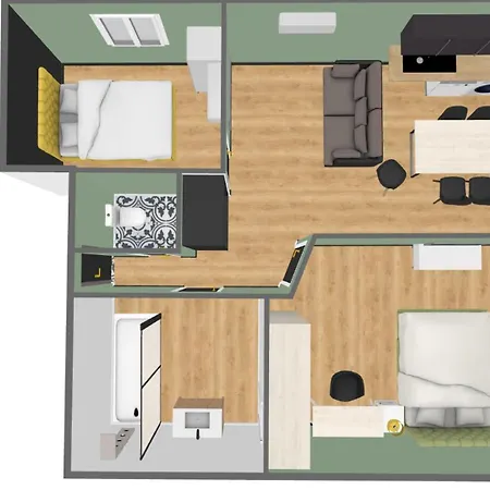 First Flight - A 8 Mn De L'aeroport- Proche Airbus - 6 Voyageurs Апартаменты