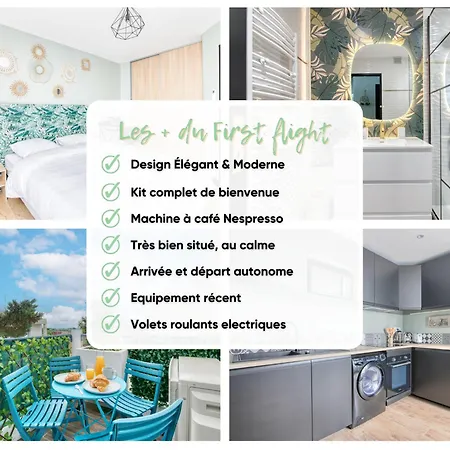 First Flight - A 8 Mn De L'aeroport- Proche Airbus - 6 Voyageurs Апартаменты