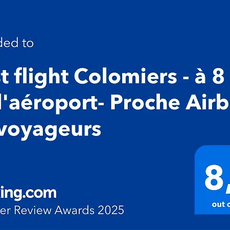 Apartmán First Flight - A 8 Mn De L'aeroport- Proche Airbus - 6 Voyageurs Colomiers