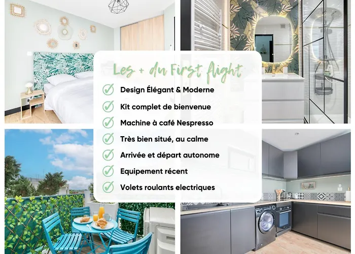 First Flight - à 8 Mn De L'aéroport- Proche Airbus - 6 Voyageurs Appartamento